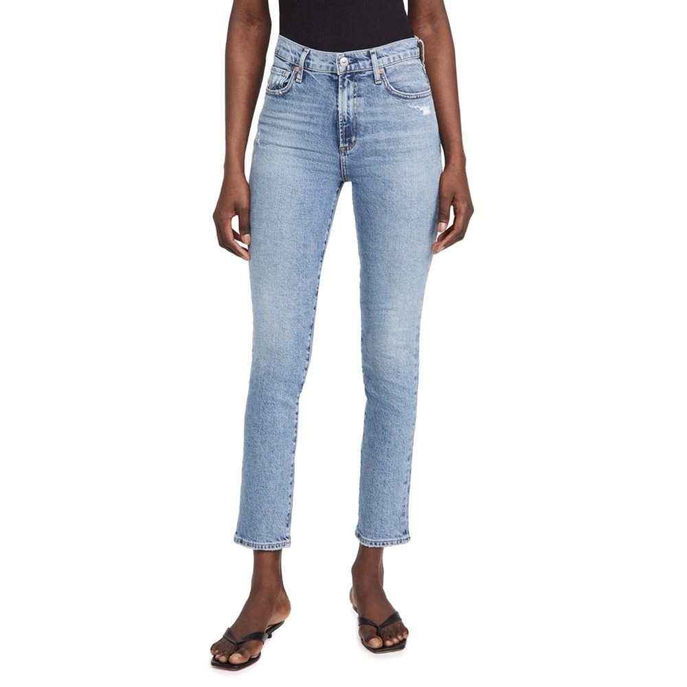 Citizens of Humanity Olivia High-Rise Slim Ankle Jeans